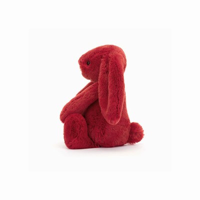 Jellycat Bashful Cranberry Bunnies USA | 28591WYMQ